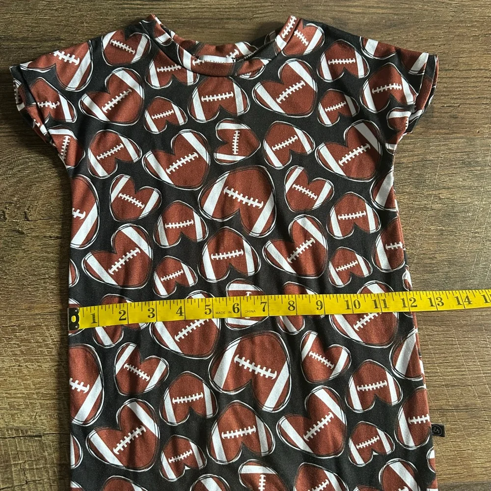 Baby Little Rangos Football Print Footie 3T boutique
